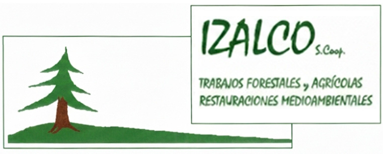 Logotipo IZALCO S.COOP Trabajos Forestales y Agrícolas, Restauraciones Medioambientales